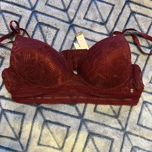 LUCKY BRAND MAROON BRA